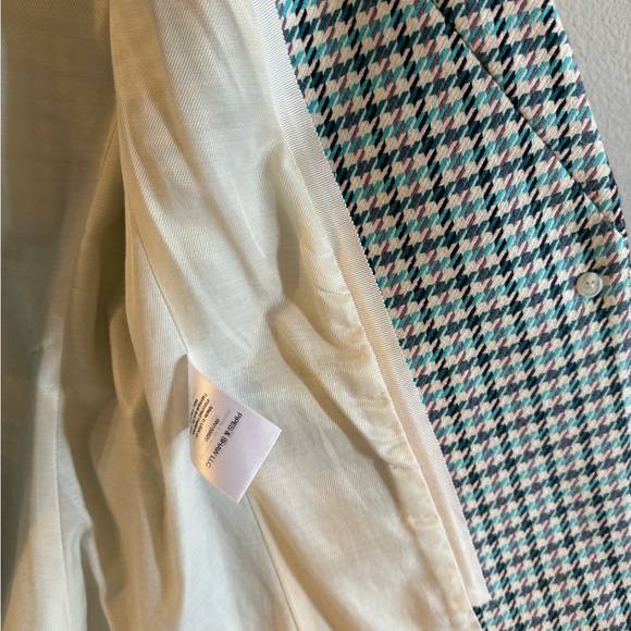 Veronica Beard Farley Dickey Houndstooth Plaid Jacket Blazer size 6 - Picture 9 of 11